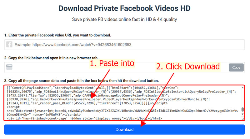 paste source code into fsave